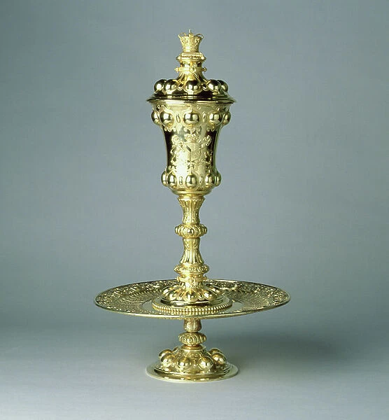 Coronation Cup presented by George IV to the Earl Marshal, made by Philip Rundell (1746-1827) 1822 (gold)