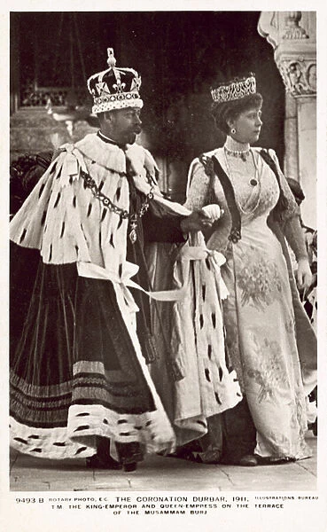 The Coronation Durbar, Delhi, India, 1911 (b  /  w photo)