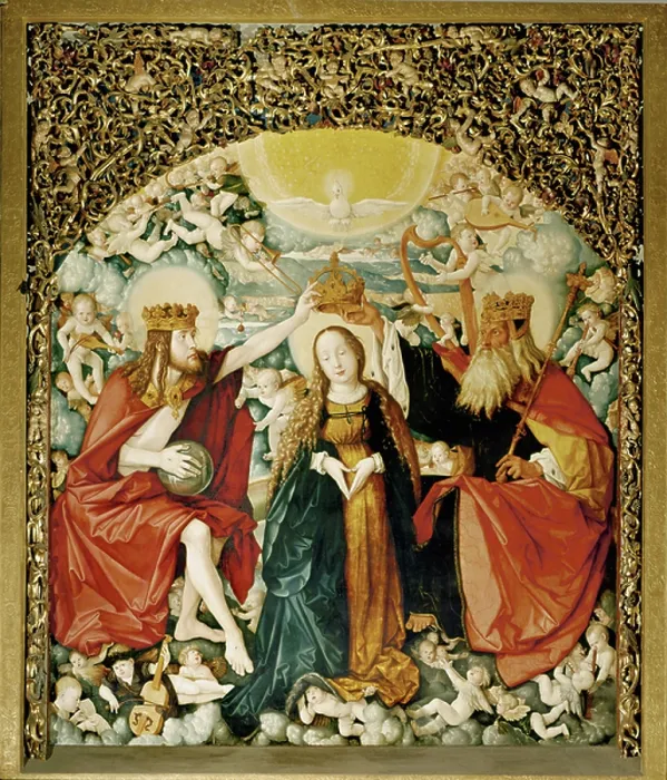 Framed Print : Coronation of the Virgin Framed Print : Coronation of the Virgin