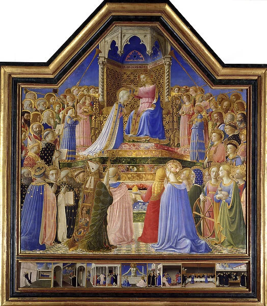 Coronation of the Virgin, c. 1430-32 (tempera on panel) - '