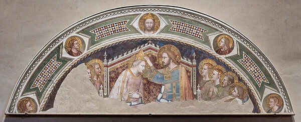 The Coronation of the Virgin, first half XIV century (detached fresco)