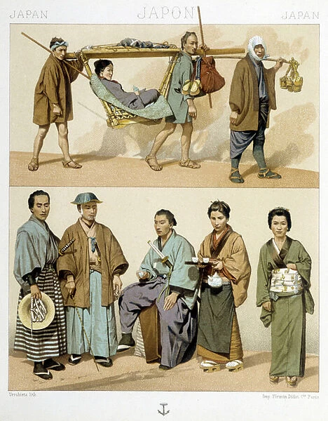 Costumes and transport in Japan
