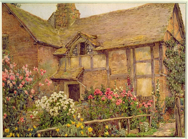A Cottage garden in Cholstry