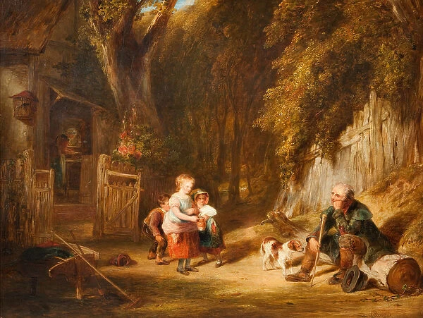 Cottage Hospitality (oil on canvas)
