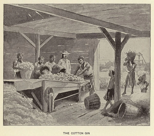 The Cotton Gin (litho)