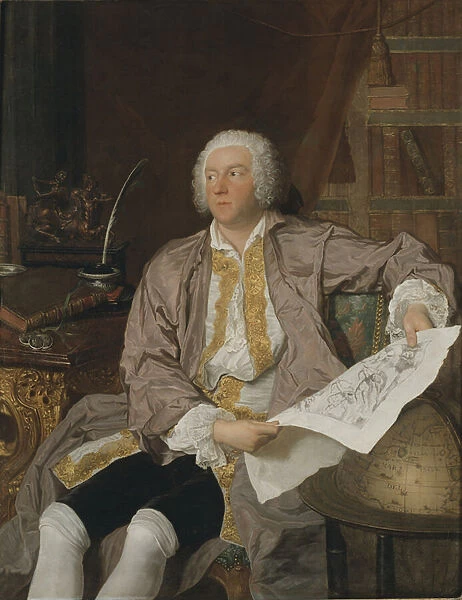 Count Carl Gustaf Tessin (1695-1770) (oil on canvas)