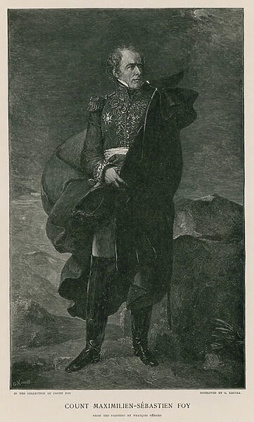 Count Maximilien-Sebastien Foy (engraving)