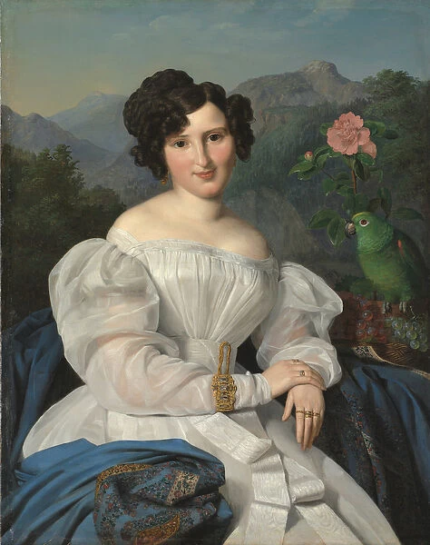 Countess Szechenyi, 1828 (oil on fabric)