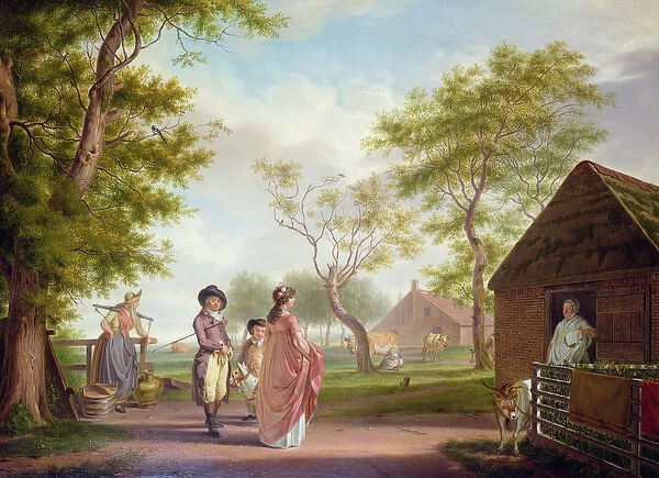 Country Landscape with Figures