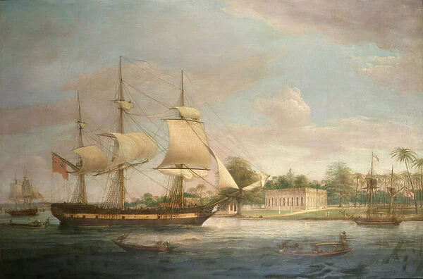 A Country Ship on the Hoogly near Calcutta