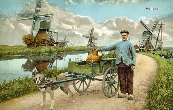 Countryside scene, Holland (colour photo)