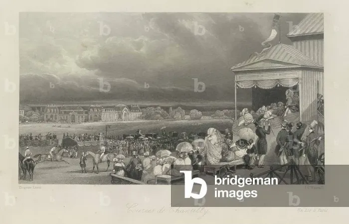 Framed Print : Cources de Chantilly