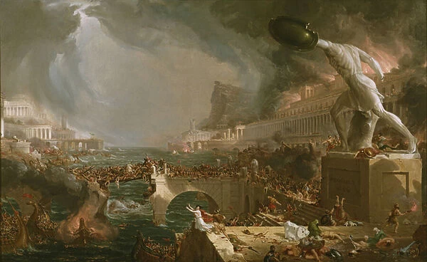 The Course of Empire: Destruction, 1836 (oil on canvas)