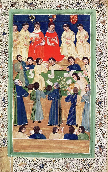 The Court of Chancery, c. 1460 (illumination on vellum)