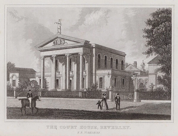 The Court House, Beverley, East Riding of Yorkshire (engraving)