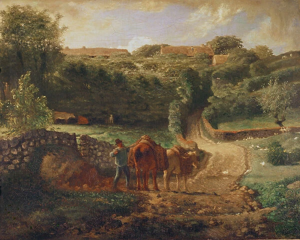 The Cousin Hamlet at Greville, c. 1865-73 (oil on canvas)