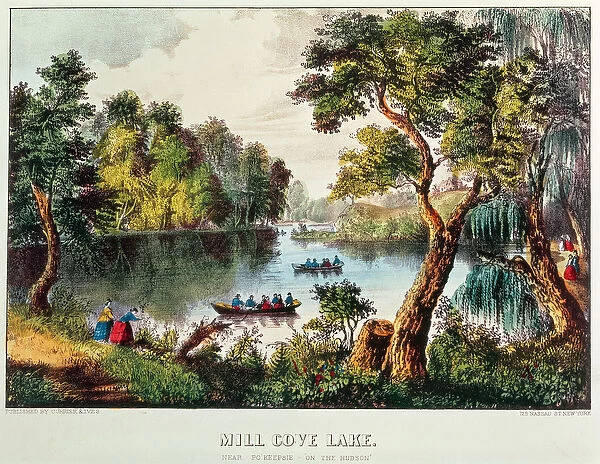 Mill Cove Lake (colour litho)
