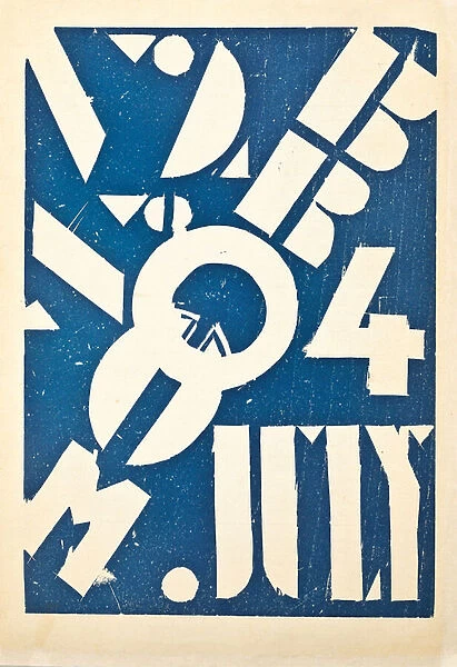 Cover for the art magazine Broom, c. 1921-1924 (lithograph)