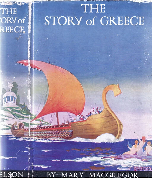Front cover design, illustration from The Story of Greece