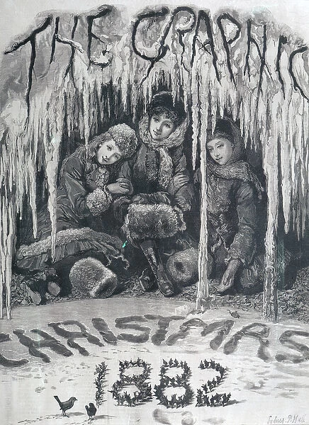 Front cover of The Graphic, Christmas 1882 (litho)