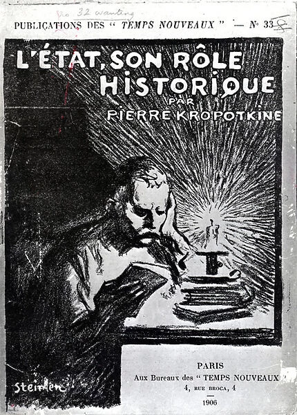 Cover of L Etat, Son Role Historique by Piotr Kropotkin