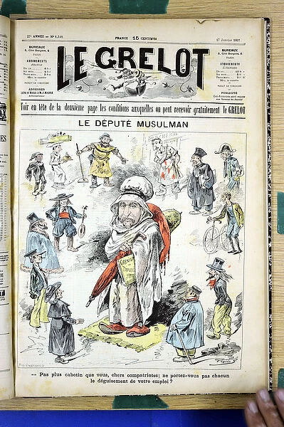 Cover of 'Le Grelot', number 1345, Satirique en Couleurs