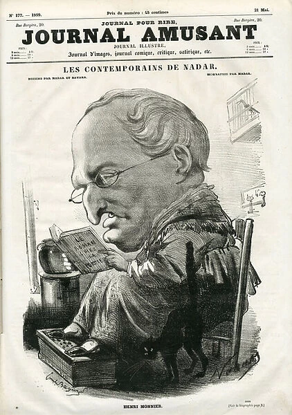 Cover of 'Le Journal Amusant', 05 may 1859 (engraving)