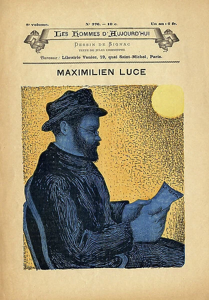 Cover of Les Hommes d'aujourd'hui, number 376: Luce Maximilien (engraving)