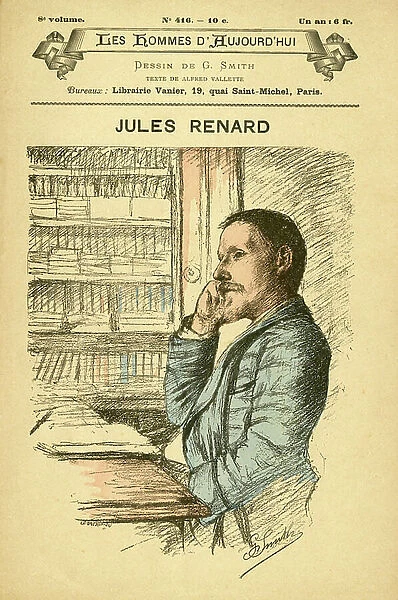 Cover of Les Hommes d'aujourd'hui, number 416, , illustration by G Smith: Renard Jules (1864-1910)