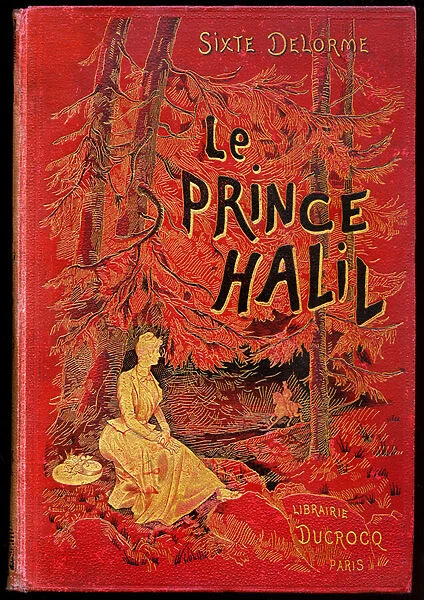 Cover of 'Prince Halil'by Sixte Delorme, 19th century (illustration)