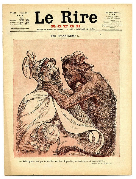 Cover of 'The Red Laughter', Satirical en Couleurs