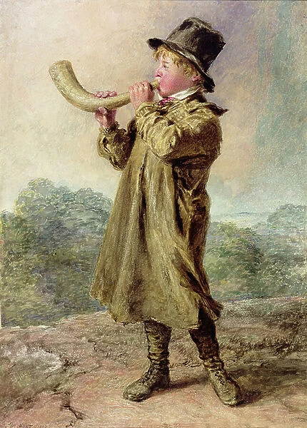 Cow Boy, 1829 (w / c on paper)