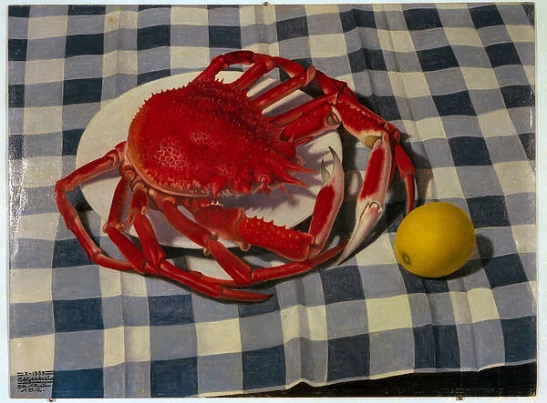 Crab and Lemon, 1938 (oil on canvas)
