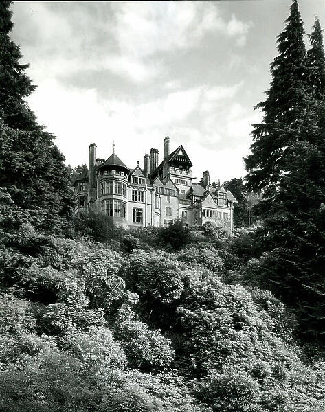 Cragside, from 100 Favourite Houses (b / w photo)