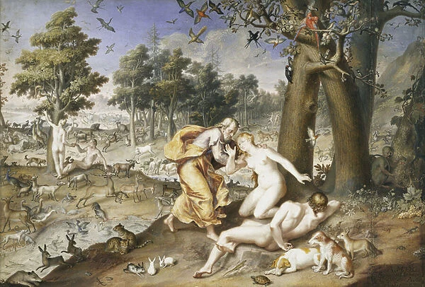 The Creation of Eve (bodycolour on vellum)
