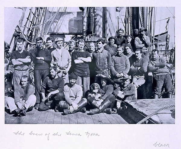 The crew of the Terra Nova, from Scotts Last Expedition