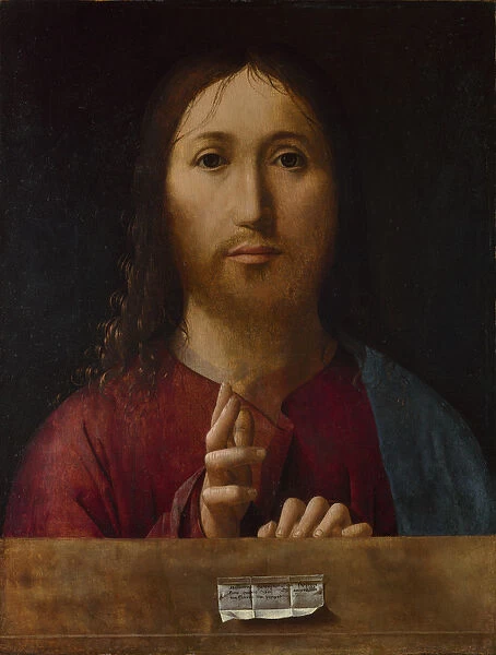 Cristo Salvator Mundi, 1465 (oil on panel)