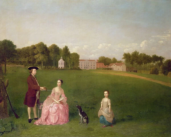 The Cropp Family of Shudy Camps Park, Cambridge, 1759