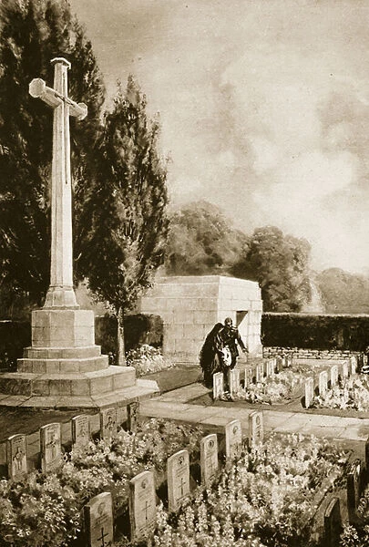 The Cross of Sacrifice, 1919 (litho)