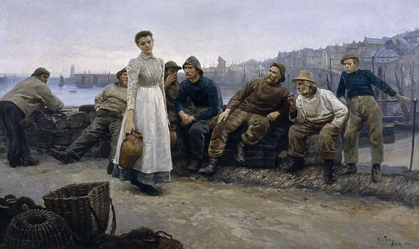 Under Crossfire, 1896 (oil on canvas)