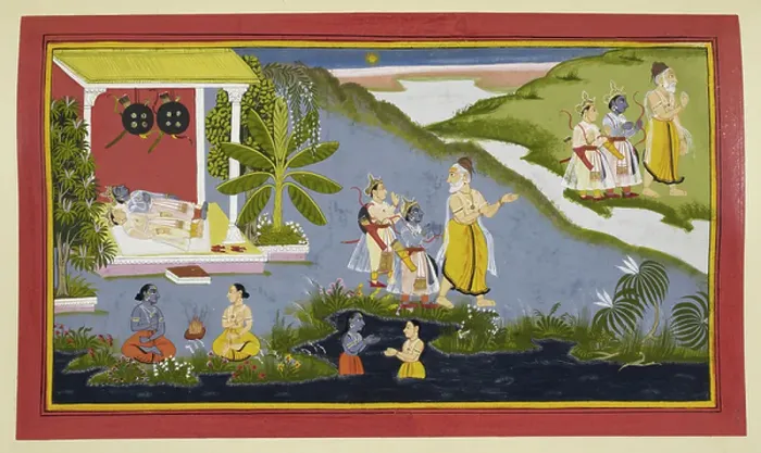 Framed Print : Crossing the Ganges