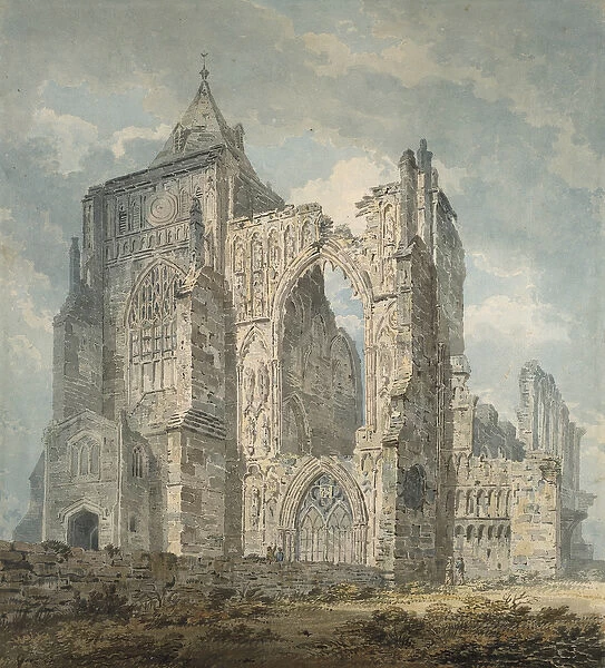 Crowland Abbey, Lincolnshire, 1793-94 (w  /  c over pencil on paper)