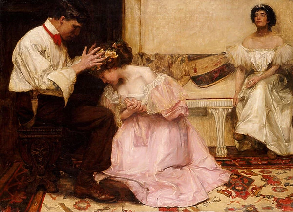 The Two Crowns, 1896 (oil on canvas)