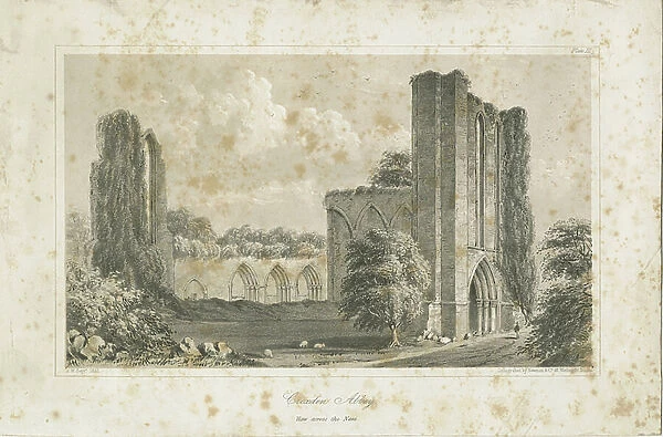 Croxden Abbey: lithograph, 1852 (print)