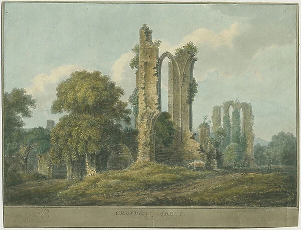 Croxden Abbey: water colour painting, 1805 (painting)
