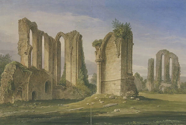 Croxden Abbey: water colour painting, 1839 (painting)
