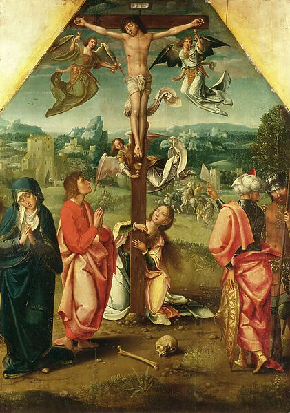 Crucifixion, 1518 (oil on oak)