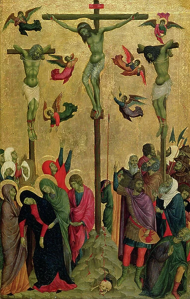 The Crucifixion, c. 1315-30 (tempera on panel)