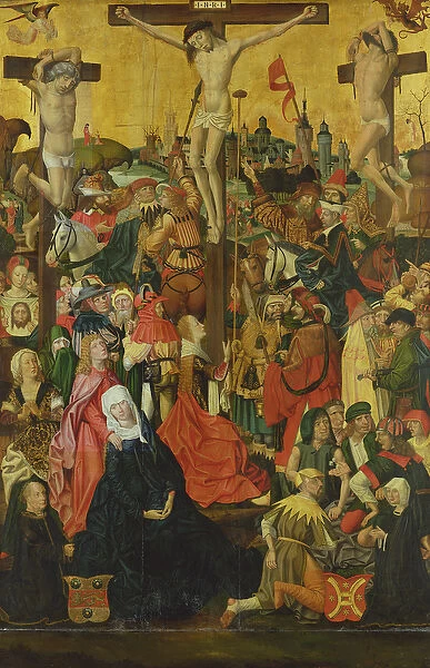The Crucifixion, c. 1500 (oil on panel) (see also 182371)