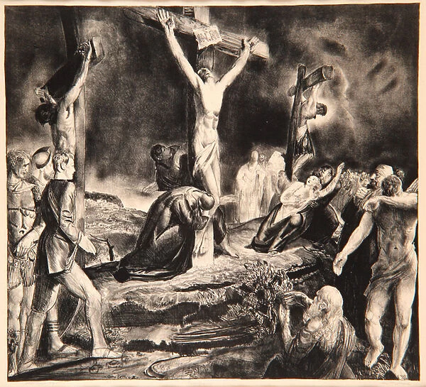 Crucifixion of Christ, 1923 (litho)